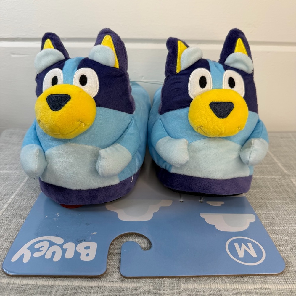 Bluey Slippers Medium 7/8 Kids‎ - New!